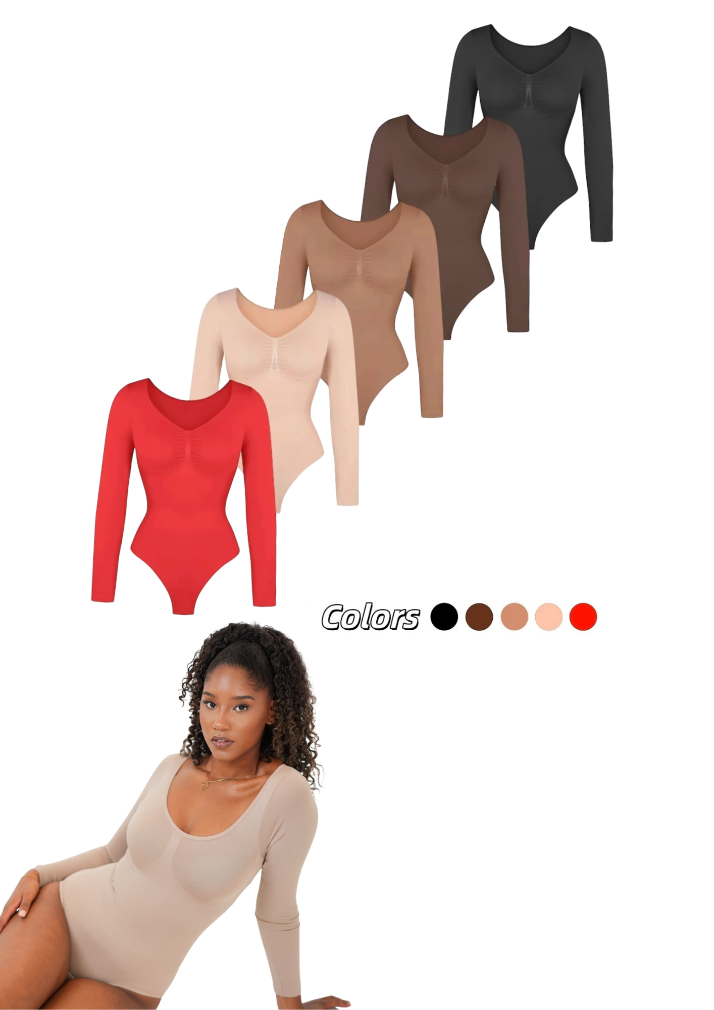 LINDA Bodyshaperin Longsleeve