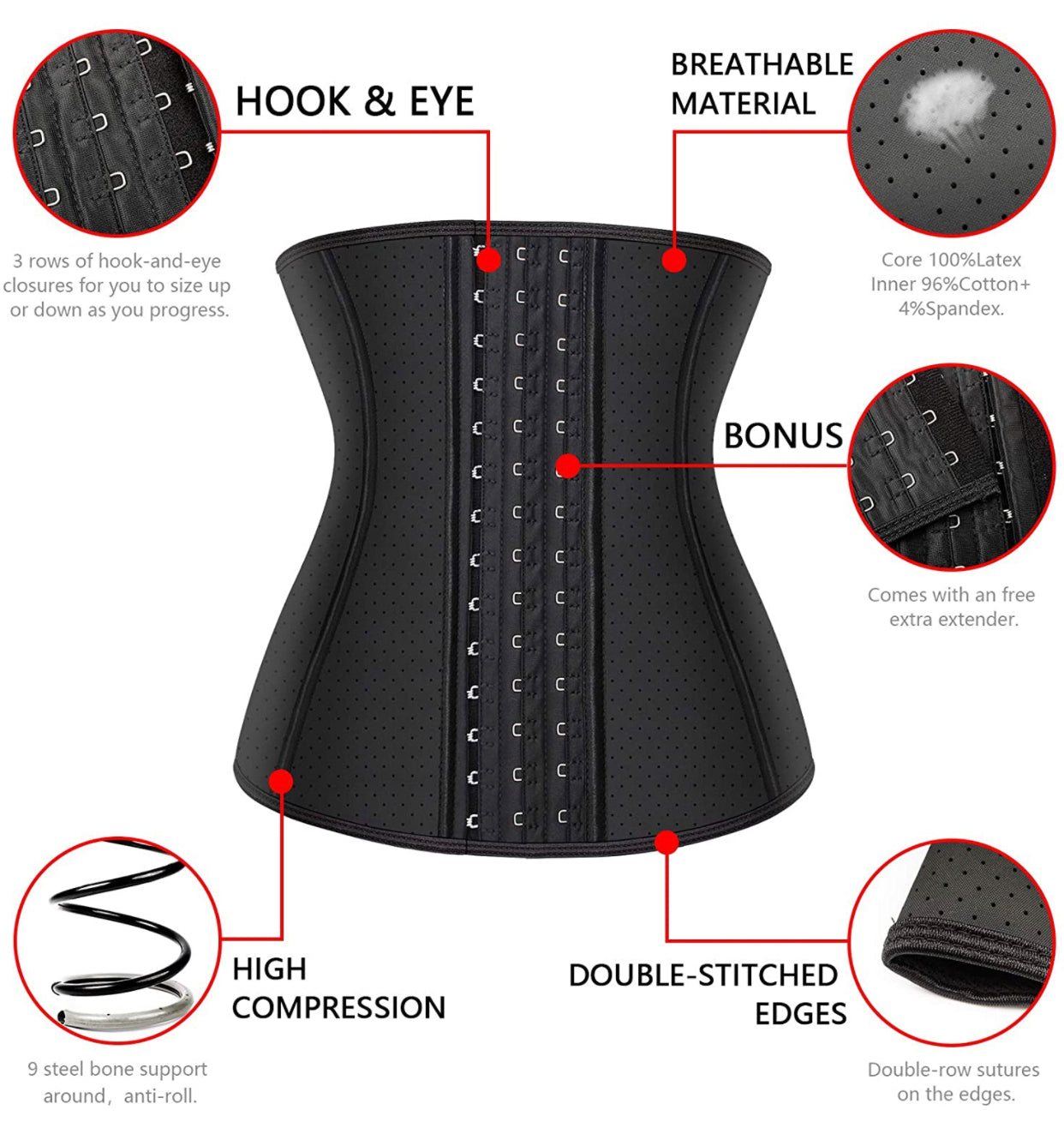 Serre-taille femme ELISA, corset taille