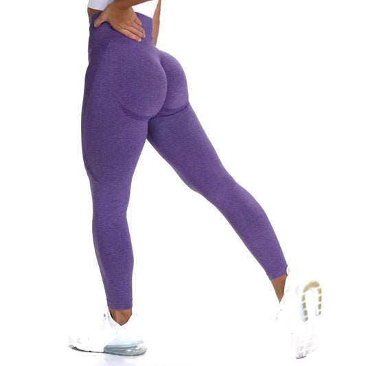 Focus Damen Sport Leggings Lila